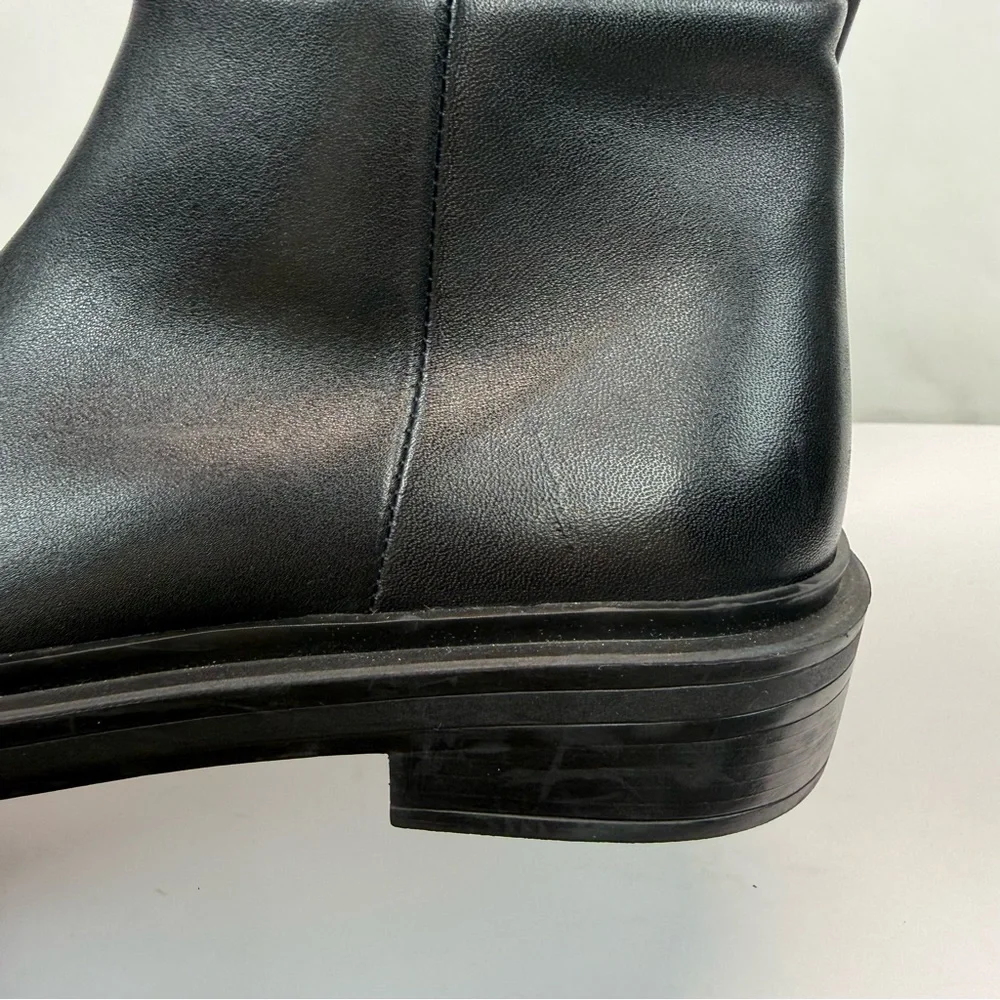 New La Canadienne Leather Knee High Boot Black Sz 9.5